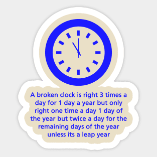 Leap Clock Sticker